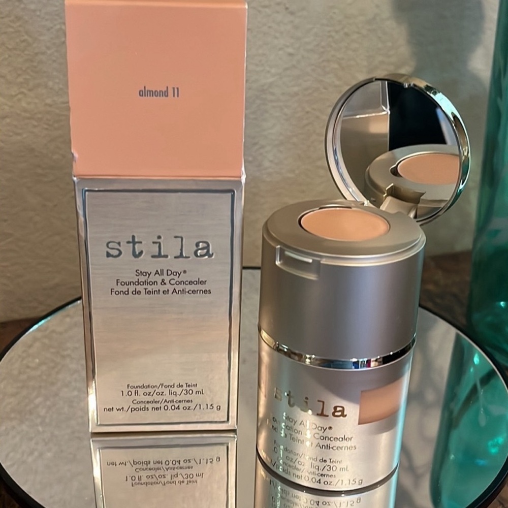 NIB Stila Stay All Day DUO of Foundation AND Concealer Shade Almond 11 (Beige)